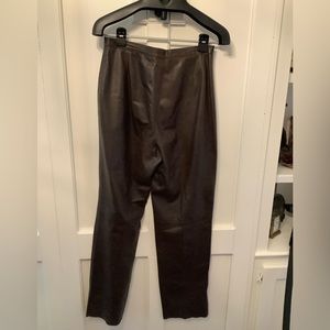 Zanella genuine brown leather pants